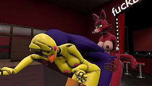 Detailed compilation of fucknaf toybox animations featuring sexy scenes from five nights at freddys.