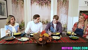 Stepsons SWAP stepmoms for GROUP SEX