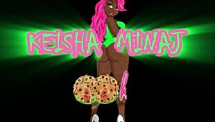 Keisha Minaj Gives Blowjob To 11 Inch Cock