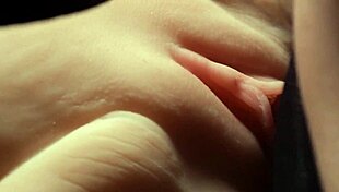 Tease Her Smooth Wet Pussy With Close-Up Handjob Session