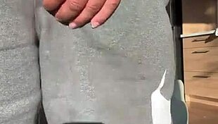 Watch this throbbing 9-inch cock stroke a sex toy to orgasm.