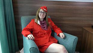 Teen Air Hostess Emejota Takes BBC In Bareback Interracial Casting