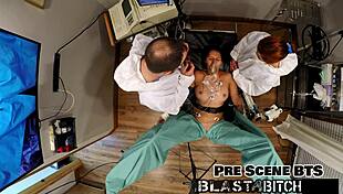 Angel Santana's Pussy Gets Filled Full of Cum in Close-Up Nurse Scene. Can't Believe It!