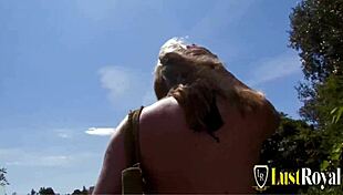 i'm blonde babe lillian love getting anal fucked while humping big cock