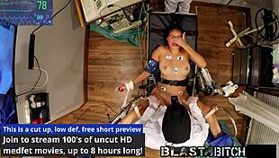 Angel Santana's Pussy Gets Filled Full of Cum in Close-Up Nurse Scene. Can't Believe It!