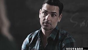 Pounded! Petite Blonde Teen By Mature Teacher In Classroom!