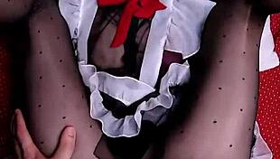 'Take this anal lesson and cum inside!' says neon haired doll.