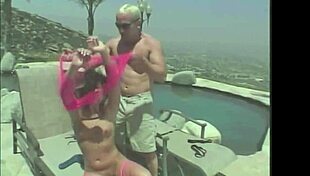 Ashley Blue Nailed Hard by Huge Cock in Pool