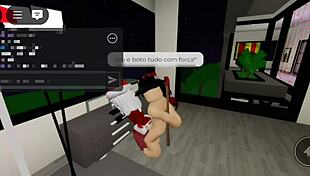 foda natalina com duas mães no brookhaven