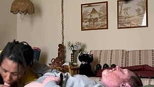 Homemade Amateur Ebony Wants To Suck Dick In Bedroom