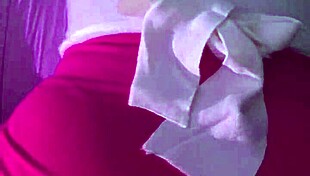 Panties to the side for some upskirt fucking and cumshots