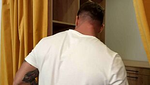 Bound panty thief teaches lesson with monster cock