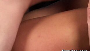 Horny babe asks, 'want to see me eat this jizz load?'