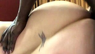 Phat Ass Slut Bounces Wild on Black Cock