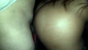 Ebony with big ass takes monster cock in anal, part 2.