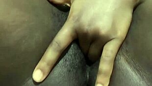 homemade ebony pussy play, wet ass and muscular babe 😏