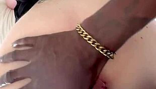 White girl takes on massive BBC in wild doggystyle action