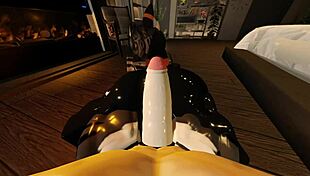 breeding my umbreon slut with big cock, riding and creampie in roblox game