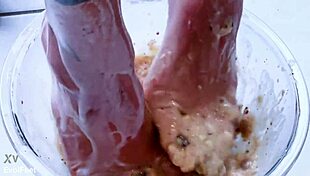 Hey, my messy soles are just waiting for your tongue to lick them clean!