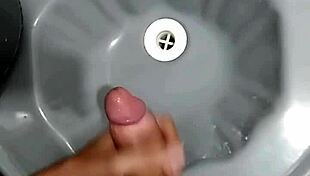 i'm jerking off in the bathroom after soccer