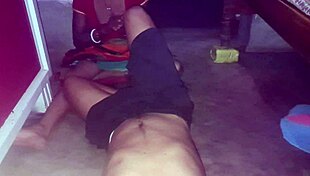 Step sister catches me jerking off and engages in intense hard sex with my monster cock.