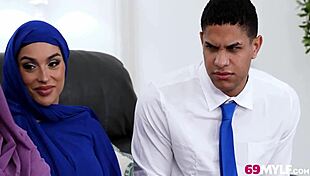 हिजाब हॉट मिल्फ्स शैटरिंग पसी अफेयर में चीटिंग रियलिटी