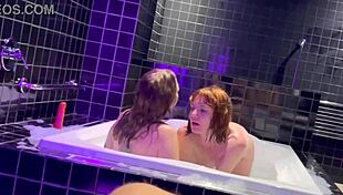 Cuckold Husband Watches Queen in Muff Diving and Cunilingus with Sluts