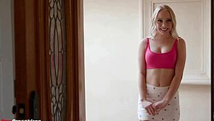 Slutty Babysitter Begs to Touch That Hard Cock!