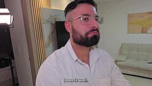 colombian guy hires a couple for housekeeping and ends up fucking the girl behind her husband's back