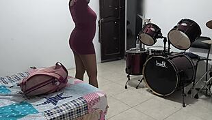 Sexy Housewife Packs Backpack for Venezuelan Vacation. Natural Tits and Horny Adventures Await.