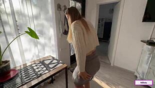 Fucked My Step Mom While She Talked On Phone To Boss