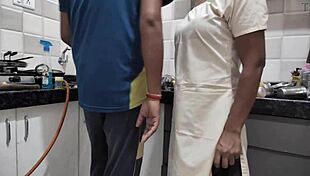 I, uh, got banged by stepbro after college, Hindi audio real loud!