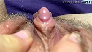 Detailed Close Up Of Big Clit Reaching Intense Orgasm