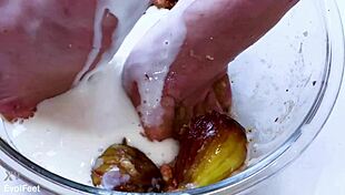 Hey, my messy soles are just waiting for your tongue to lick them clean!