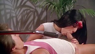 Body Girls 1983: Wild MMF Threesome With Facial Cumshot!