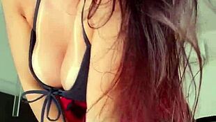 yo, kalena mitrak playin’ with a dildo in a tiny skirt, so naughty 😜