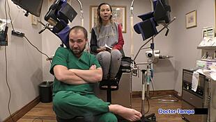 Wow, Dr. Tampa checks Kalani Luana’s natural tits during physical!