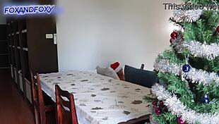 hard anal christmas with riding and assfucking till creampie in 30 min