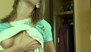 Hunk Gaps Blonde Teen Natalia G's Ass!