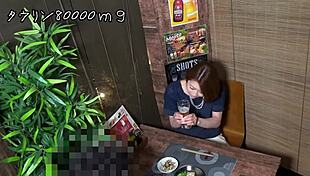 Sexy mature Asian wife picked up for intense cunilingus