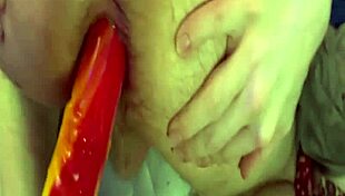 Femdom Amateur Pegging Big Cock With Huge Dildo In Fetish Play