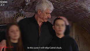 Two cuties are dominated by the holy master?