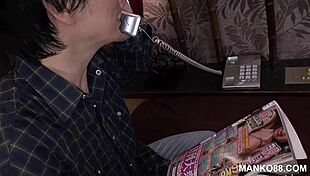 Dominant Asian Plays With Hairy Pussy And Cock