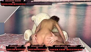 Enjoying Time with Stepsister at Home