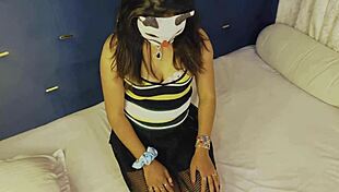 university girl gives blowjob in friend's house