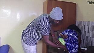 She deceives her husband with a kiss from her colleague