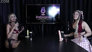 Sofie Lollipop Plays Truth Or Dare In Sheer Red