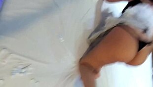 I filmed real massage for my big booty wife Karina