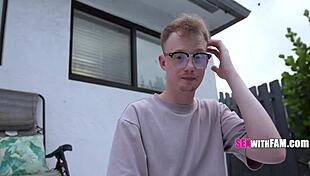 Step-Mom Cubbi Thompson Uses Her Jiggly Bits For Oral With Jimmy Michaels In POV