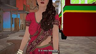 Indian desi savita bhabhi's pussy hunger satiated by the neighbor hindi audio